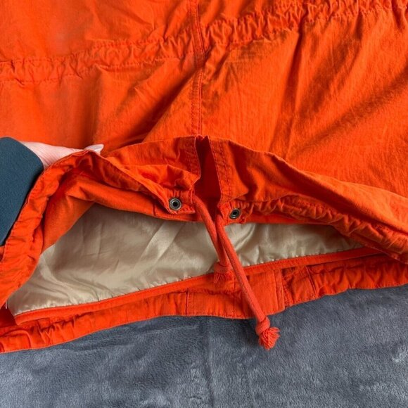 Old Navy Women’s Orange Jacket Coat Sz Large Anorak Hooded Removable Lined Y2K - Picture 12 of 14